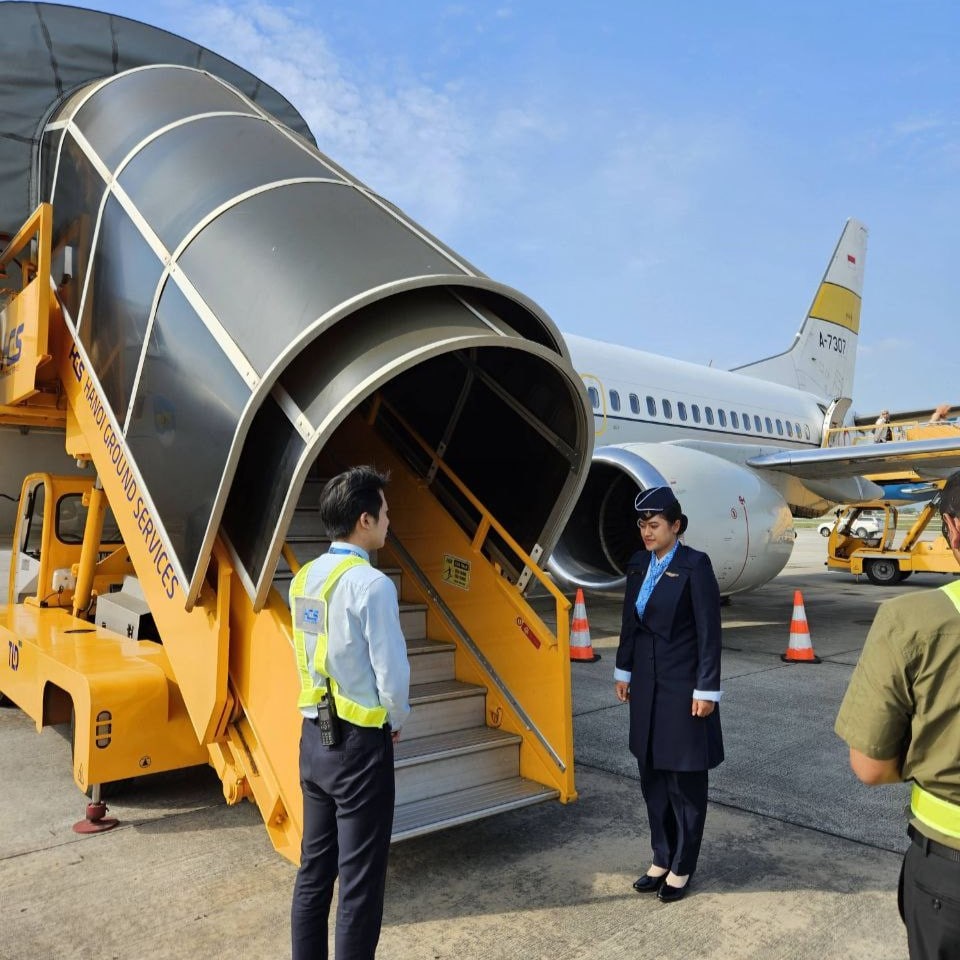 Aircraft ground handling services 